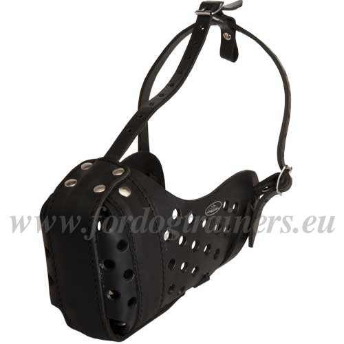 Attack Dog Leather Muzzle