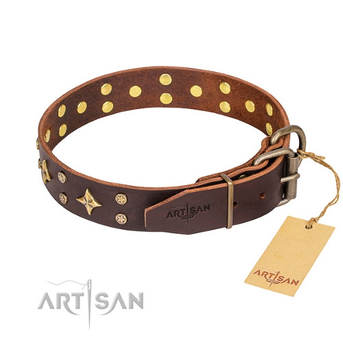 Large Dog Studded Dog Collar