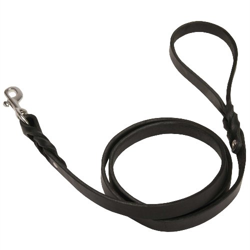 Braided Leash for Dog with Stainless Snap Hook [L320S1057 Guinzaglio per cane adulto o giovane]