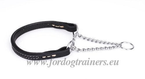Martingale Style Dog Training Collar Handstitched