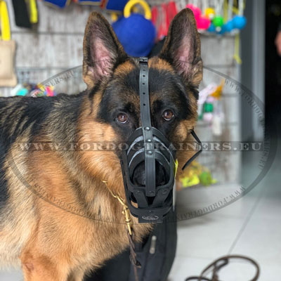 Soft and Tearproof GSD Muzzle