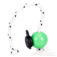 Dog Training Ball Green Mini with Multi Power Clip Dog Training Ball Green Mini with Multi Power Clip