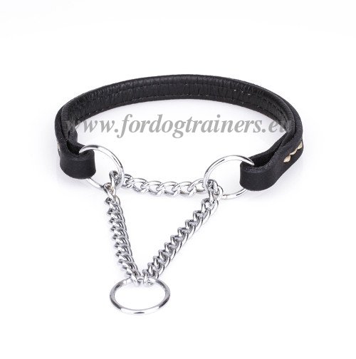 Martingale Collar for Dogs that Pull Made of Leather €65.8