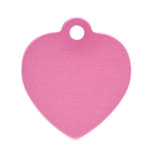 Mdaille pour chien grande taille forme coeur