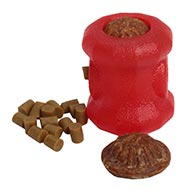 Red Foam Toy for Dog with Various Treatsⓢ