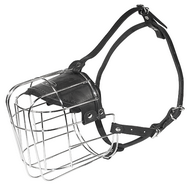 Wire Basket Muzzle with Padding for Dog