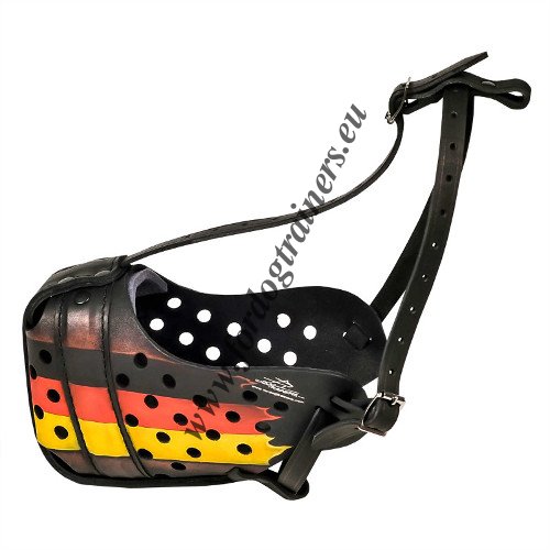 Museruola con disegno esclusivo fatto a mano