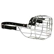 New Effective Wire Dog Muzzle for Bull Terrier ◇ [M9###1057 Museruola a cestello per Bull Terrier]