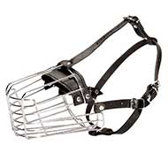 Wire Basket Dog Muzzle for Shepherds and Doberman ⟱