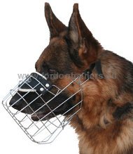 German Shepherd Perfect Wire Dog Muzzle [M9###1057 Museruola a cestello per Pastore Tedesco]