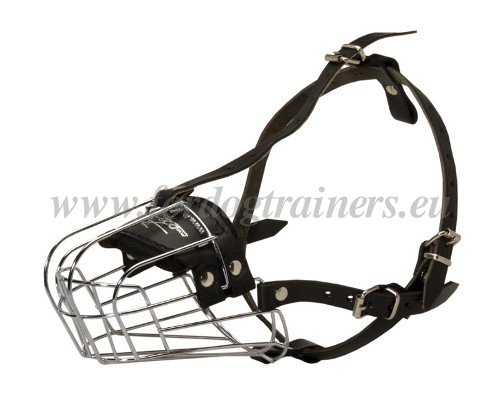 Museliere panier métallique pour chien