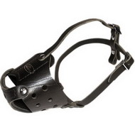 Leather Muzzle for Dog Special Construction Dog Muzzle for Everyday
Walking