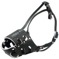 Everyday Leather Dog Muzzle for Working Dogs