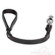 Braided Leather Dog Leash with HS Snap Hook [L3HS11057]