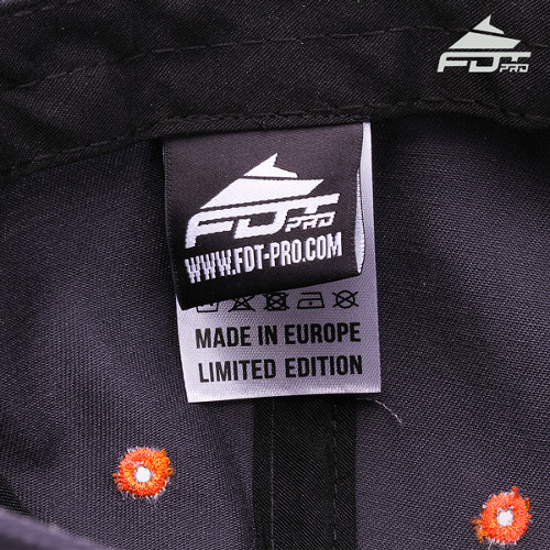 Handmade Cap for Dog Handler