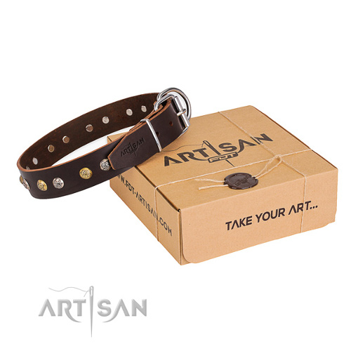 Top Quality Dog Collars Genuine Leather