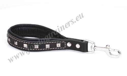Leather Lead Super Solid Short for Dogs