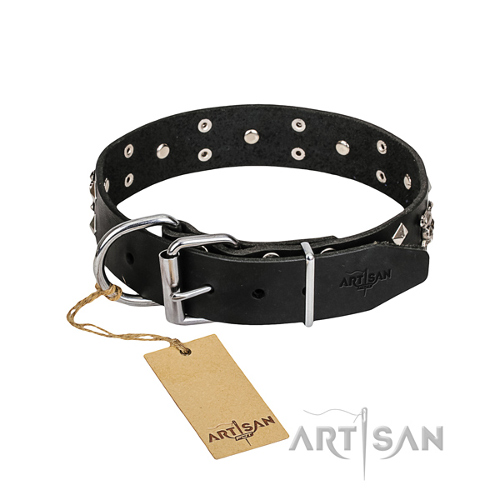 High Quality Leather Dog Collars Handmade