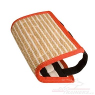 Recouvre en jute pour manchette de dressage Fourreau en toile de jute pour manchette R.C.I.