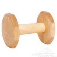 Dumbbell Made of Wood