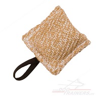 Bourrelet de poche en jute pour chiots