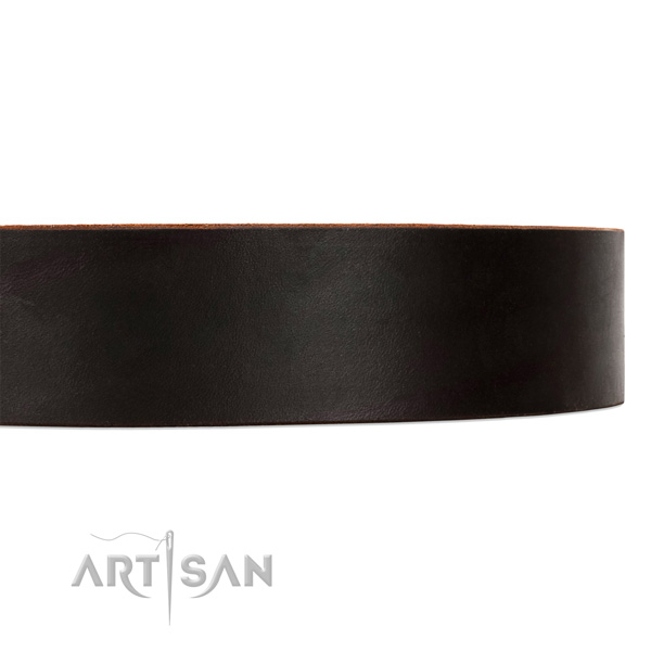 Buy Brown Leather Collar for Dog