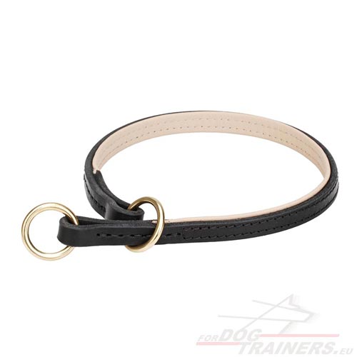 Choke Collar Leather Two Plies