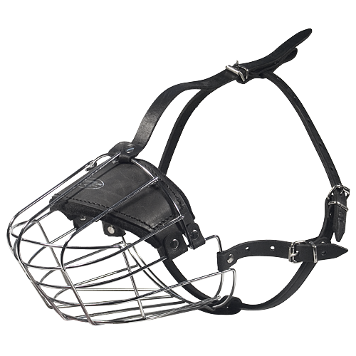 Wire Dog Muzzle Solid for Mastiff⑩ [M41057 Museruola a cestello di