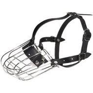 Wire Basket Dog Muzzle Spaniel, Schnauzer, Foxterrier, Pinscher [M4###1057 Museruola a cestello per cani medi]