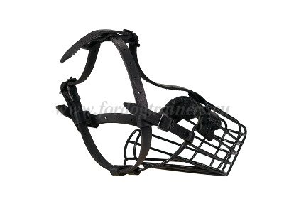 Wire Cage Dog Muzzle Coated