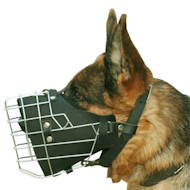 Wire Muzzle Padded for GSD Military Wire Muzzle Padded for GSD Military