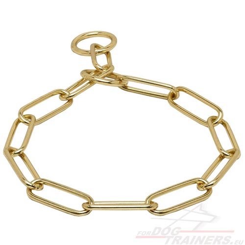 Collier trangleur mtallique pour chien