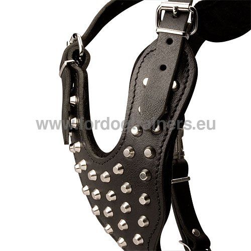 Super quality leather harness for Laika