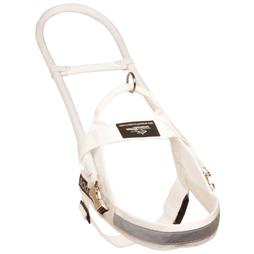 Nylon Harness White for Assistance Dog ➫ - Click Image to Close