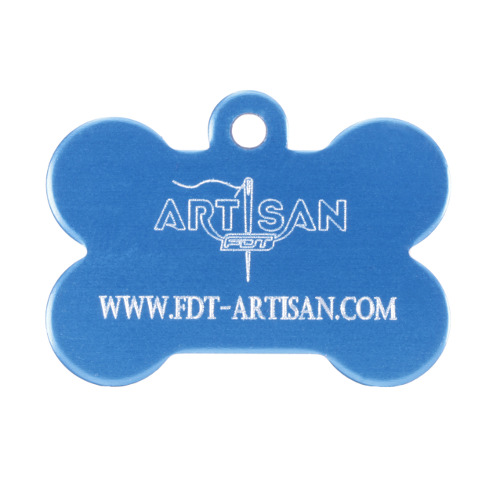 Handmade Dog ID Tag ⚛Bone⚛ - Click Image to Close