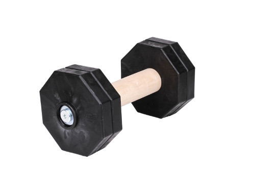Dumbbell for Dog Sport with Removable Plates - Click Image to Close