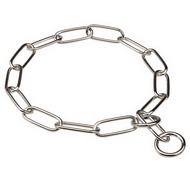 Collier pour chien plaqu de chrome