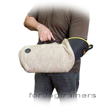 Lightweight Bite Protection Sleeve of Best Quality Jute - Click Image to Close