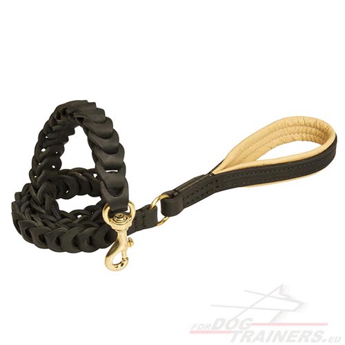 Braided Dog Lead | Dog Leash with Handle☘ - Click Image to Close
