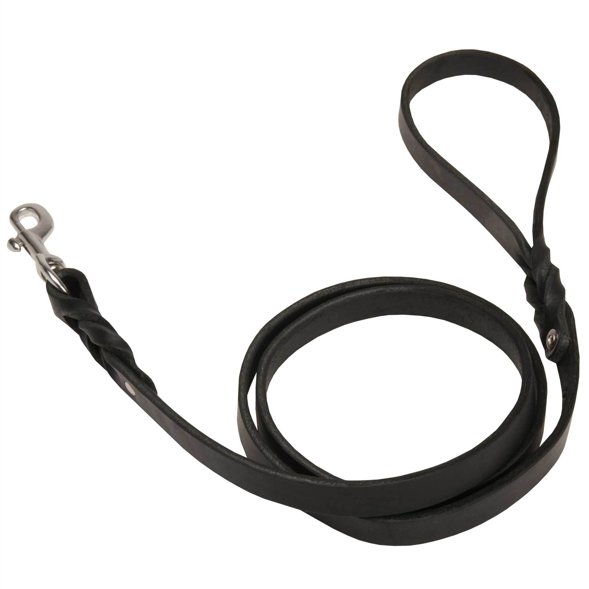 Braided Leash for Dog with Stainless Snap Hook - Click Image to Close
