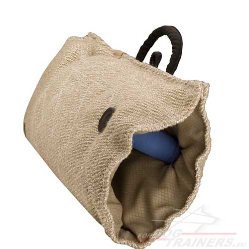   Manchette de protection en jute dressage des jeunes chiens