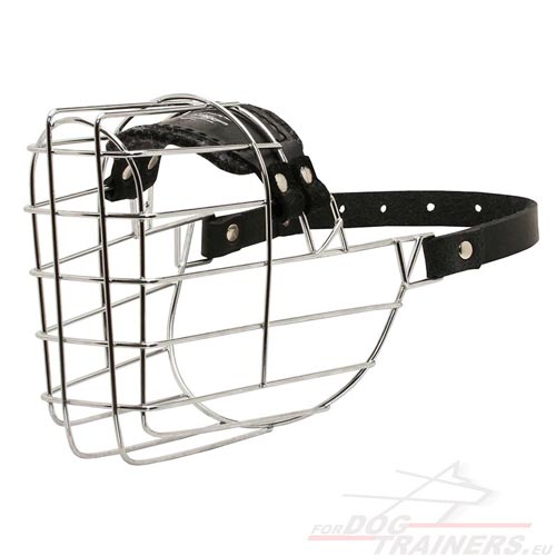 Dog Muzzle Rust-resistant | Basket Muzzle for Doberman ⚑ - Click Image to Close