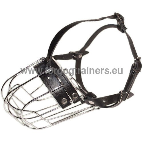 Wire Basket Dog Muzzle for Big Dogs - Click Image to Close
