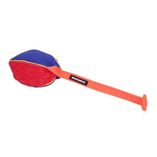 Small Dog Bite Ball with Handle ✾ - Click Image to Close