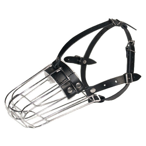 Wire Basket Muzzle for Pinscher, Doberman, Setter - Click Image to Close