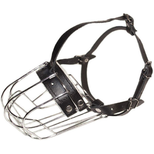 Universal Wire Basket Muzzle for All Dog Breeds ✩ - Click Image to Close