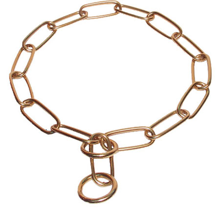 Dog Chain Collar of Brass from Herm Sprenger - Click Image to Close