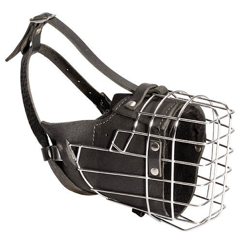 Wire Muzzle for Working Dog | Wire Basket Muzzle ⚑ - Click Image to Close